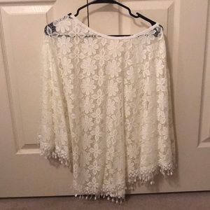 Other - White Poncho Other - White Poncho